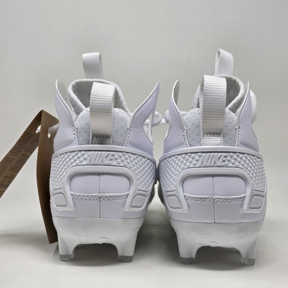 Nike Men’s Sz 9 Huarache 9 Elite LAX Lacrosse Cleats White/Black FD0088-101 New - Picture 5 of 10